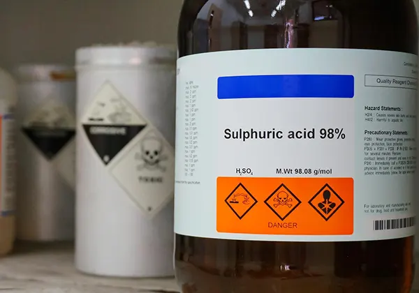 Axit Sunfuric đậm đặc nguy hiểm như thế nào?