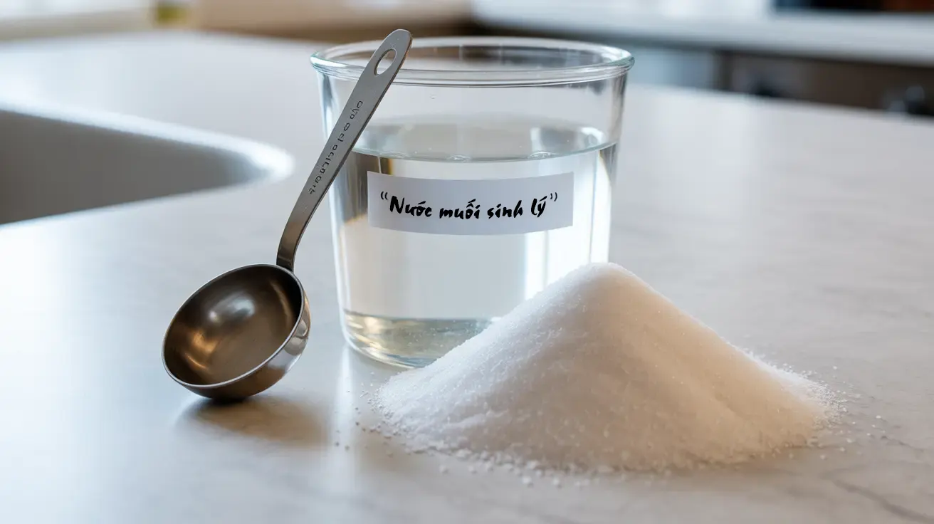 Cách pha nước muối sinh lý đơn giản tại nhà