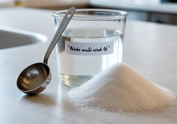 Cách pha nước muối sinh lý đơn giản tại nhà