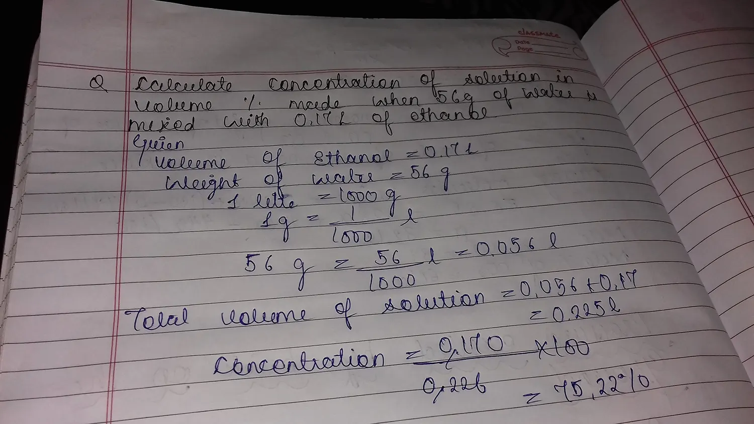 Cách tính nồng độ phần trăm của dung dịch