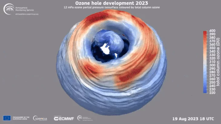 Lỗ thủng tầng ozon ở Nam Cực