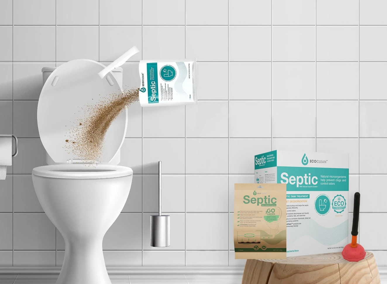 Men vi sinh EcoClean Septic