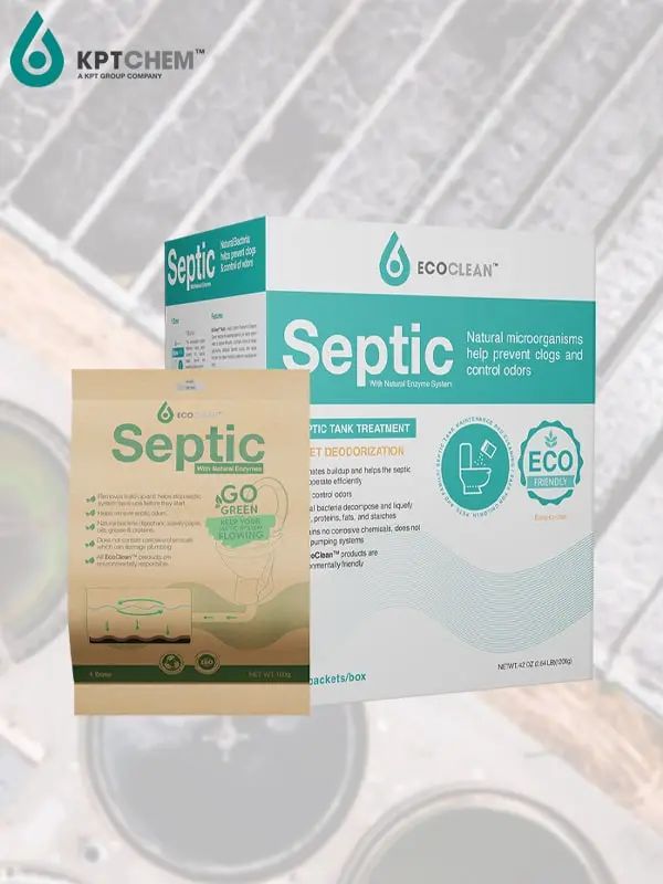 EcoClean™ Septic - Vi sinh xử lý hầm cầu bị đầy, xử lý mùi hôi